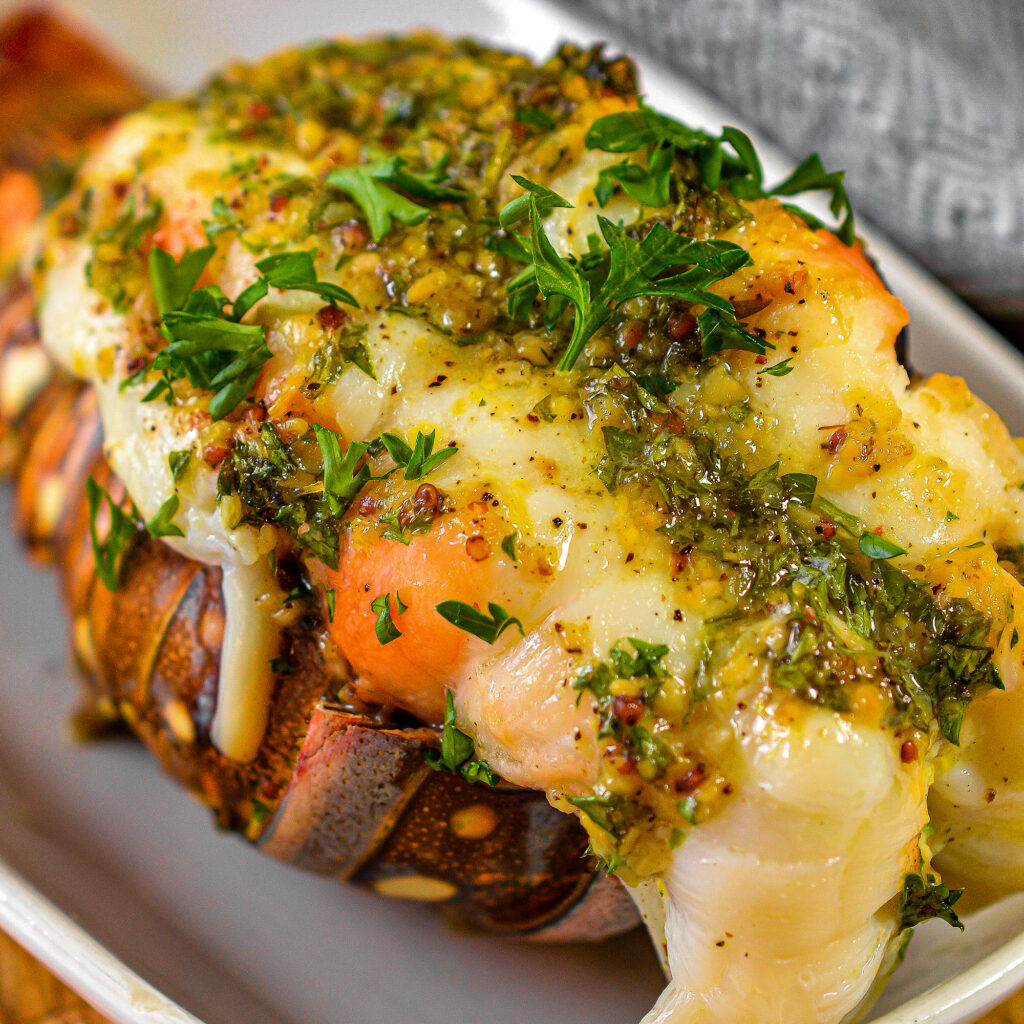 Lemon garlic grilled lobster recipie