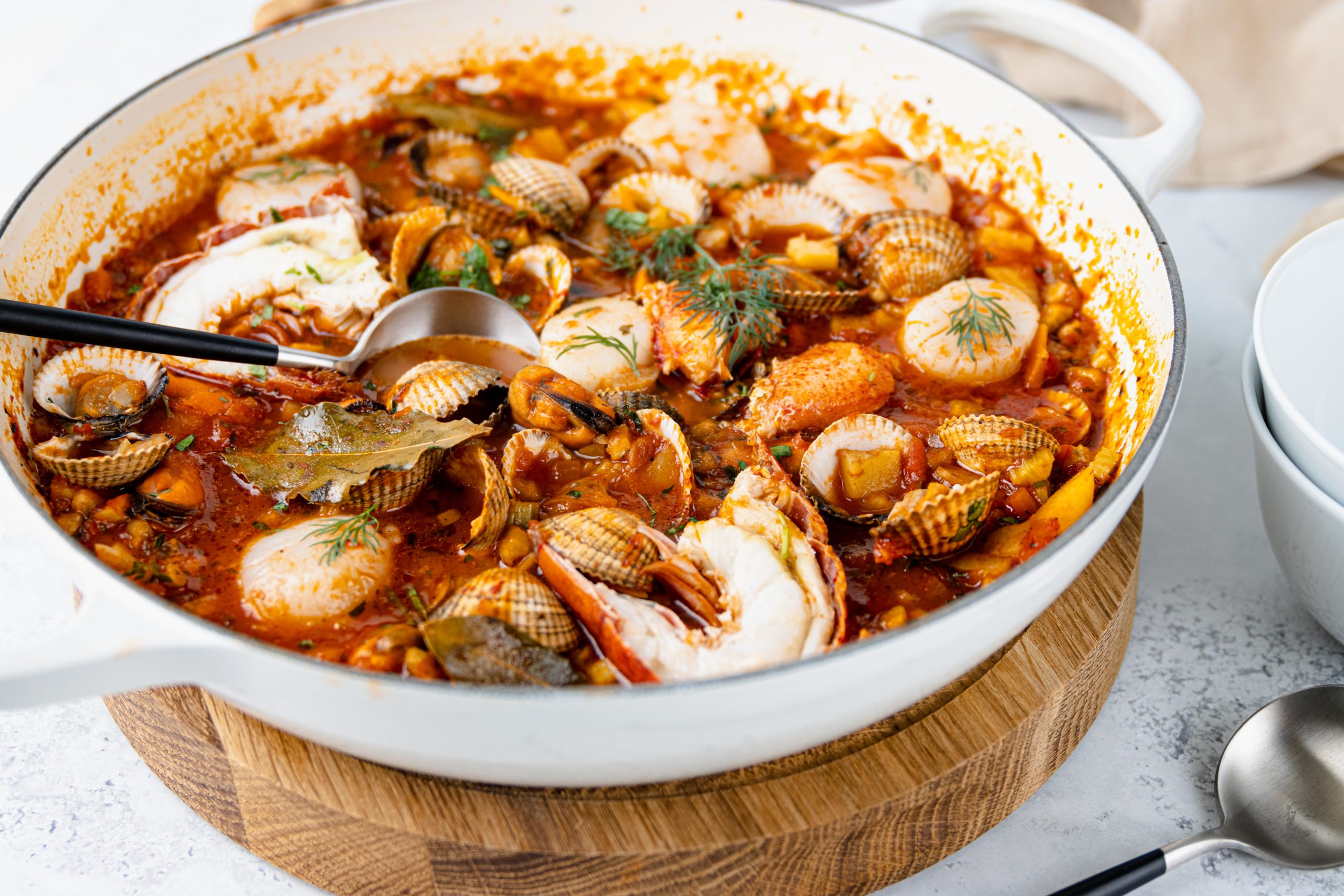 Seafood Bouillabaisse with lobster recipe