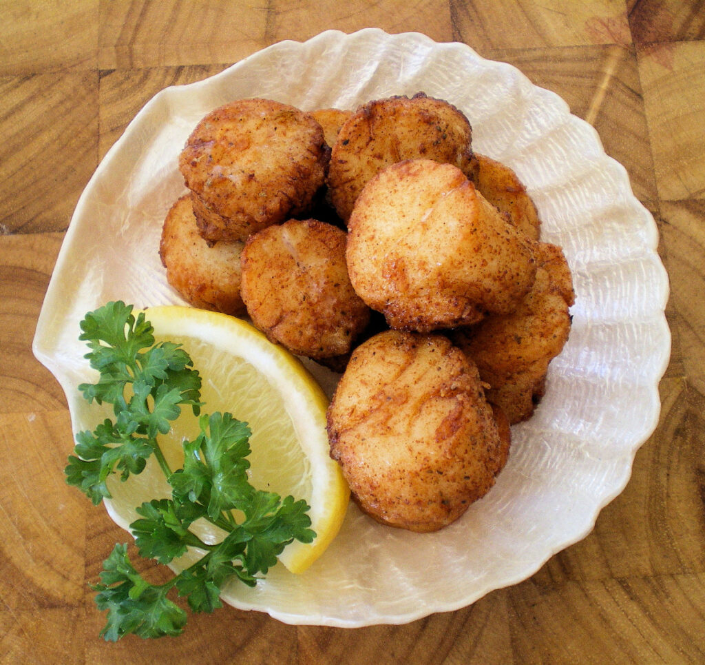 Breaded Scallops recipe