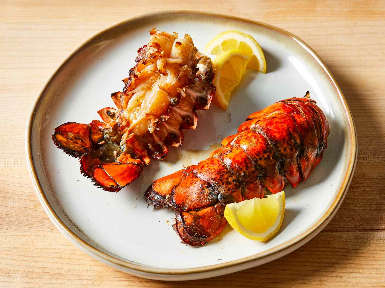 Grilled Rock Lobster Tails recipe