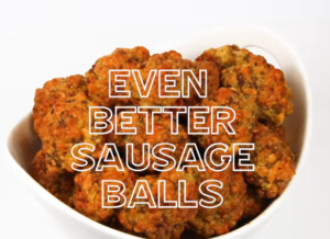 Sausage balls with red lobster biscuit mix-1