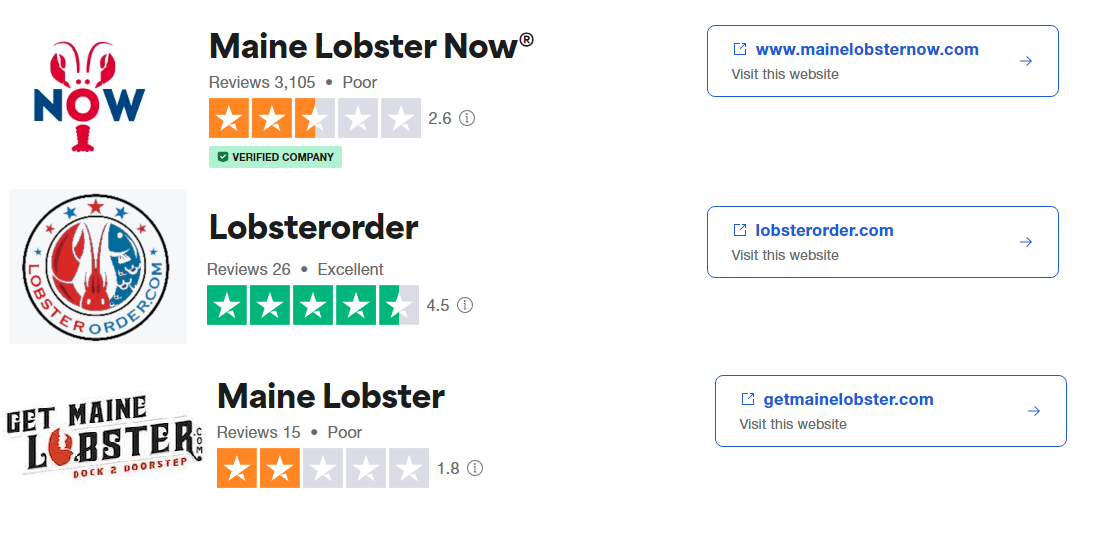 maine lobster now reviews